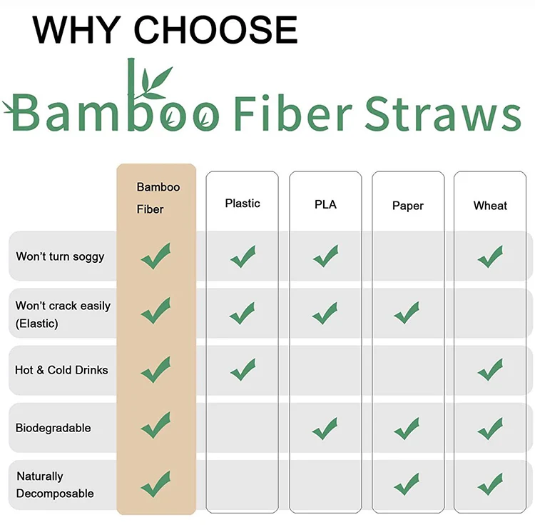 Biodegradable Sugarcane straws